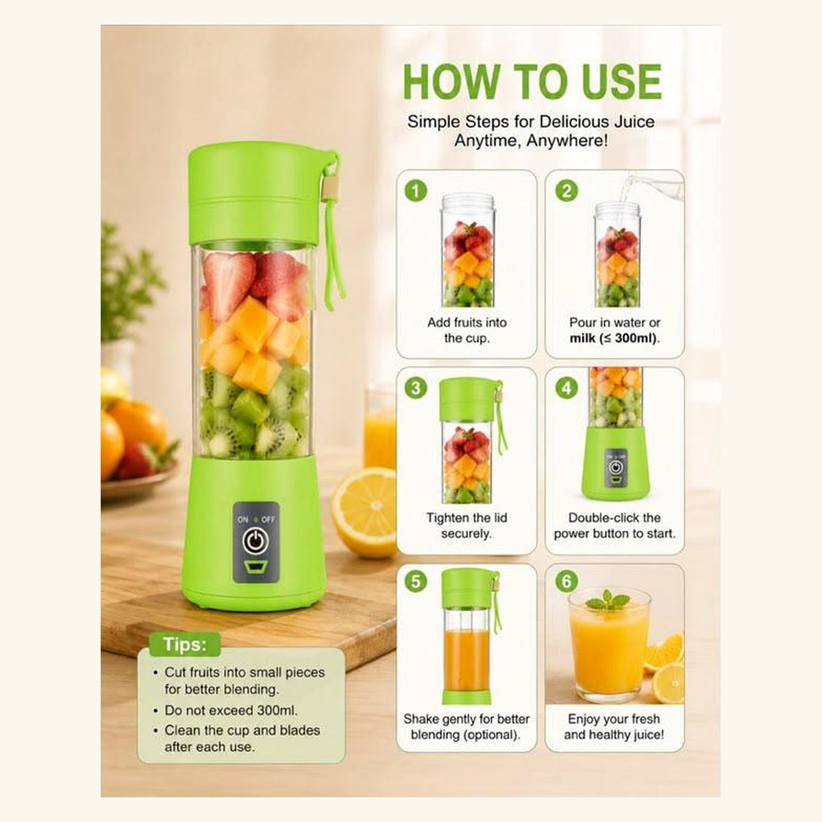 Travel Portable Mini Blender
