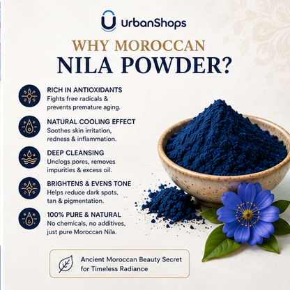 Moroccan Nila Powder ( Hand Crafted )| Tan Removal & Natural Glow