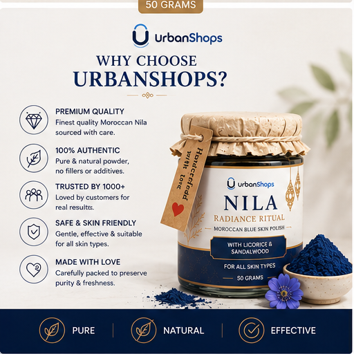 Moroccan Nila Powder ( Hand Crafted )| Tan Removal & Natural Glow