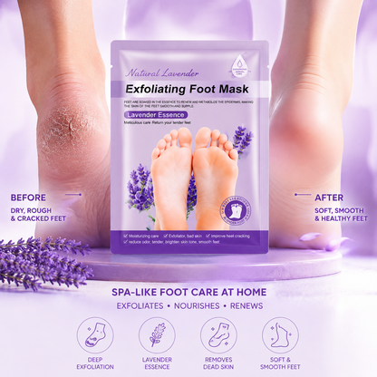 Korean Foot Peel Mask for Dry & Cracked Feet (Pack of 3)