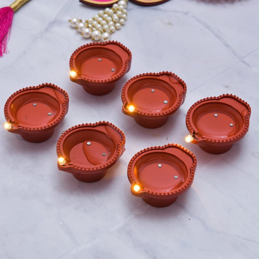 Smart Water Sensor Diya | Festive Decoration