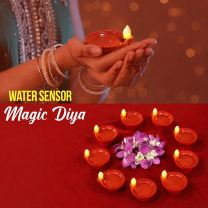 Smart Water Sensor Diya | Festive Decoration