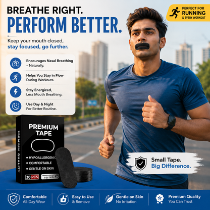 Premium Mouth Tape |  Reduce Snoring, Stop Mouth Breathing