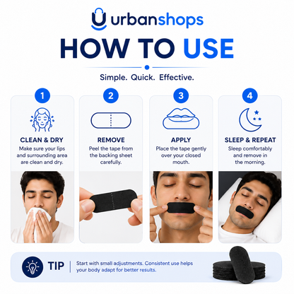 Premium Mouth Tape |  Reduce Snoring, Stop Mouth Breathing